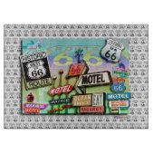 Route 66 GLASS CUTTING BOARDS Snijplank (Voorkant)
