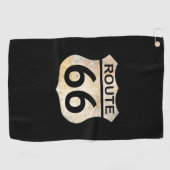 Route 66 golfhanddoek (Horizontaal)