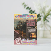 Route 66 Greetings St. Louis Missouri Briefkaart (Staand voorkant)