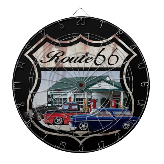 Route 66 Groep Dartbord (Voorkant)
