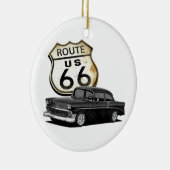 Route 66 Hardtop Keramisch Ornament (Rechts)