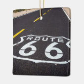 Route 66 Highway marker, Arizona Keramisch Ornament (Links)