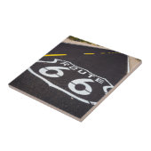 Route 66 Highway marker, Arizona Tegeltje (Zijkant)