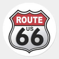 Route 66 Historic US Highway Sticker