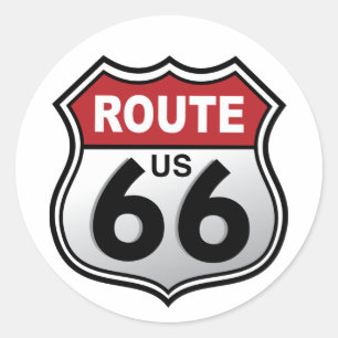 Route 66 Historic US Highway Sticker