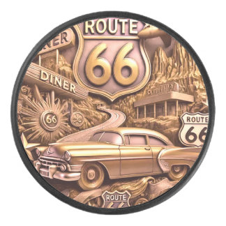 Route 66 hockey puck