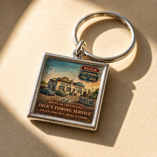 Route 66 Joliet Towing Porte-clés Souvenir