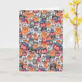 Route 66 kaart (Gele Bloem)