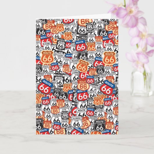 Route 66 kaart (Orchidee)