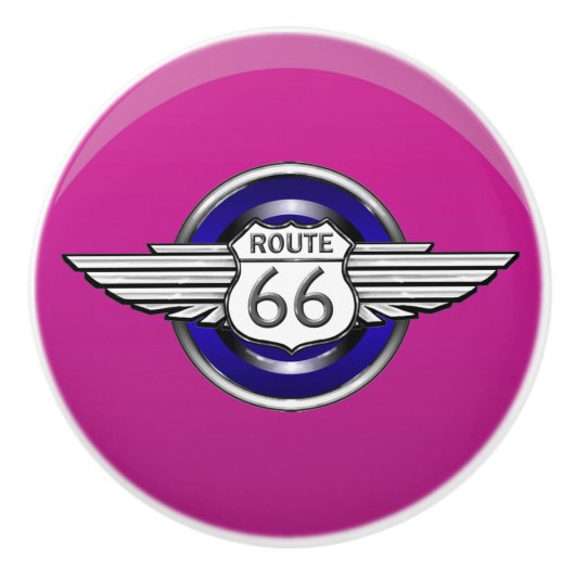 Route 66 Keramische Knoppen - SRF (Voorkant)