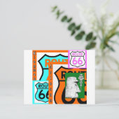 Route 66 Kingman Giganticus Headicus AZ Briefkaart (Staand voorkant)