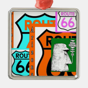 Route 66 Kingman Giganticus Headicus AZ Metalen Ornament