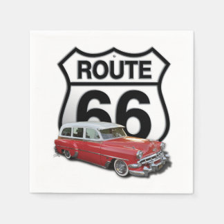 Route 66 Klassieke auto Servet