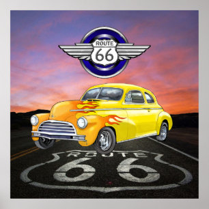 Route 66 -  - Klassieke auto - SRF Poster