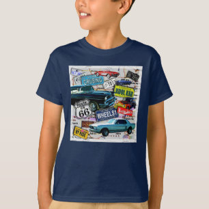 Route 66 - Klassieke KINDEREN DARK T - SHIRTS