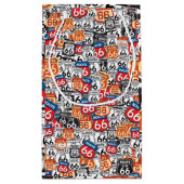 Route 66 klein cadeauzakje (Achterkant)