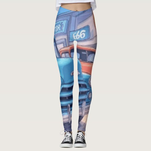 ROUTE 66 LEGGINGS (Voorkant)