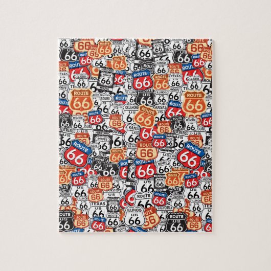 Route 66 legpuzzel (Verticaal)