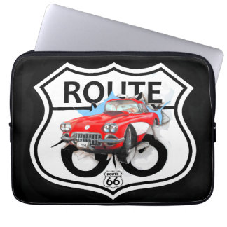 Route 66 life style love the freedom laptop sleeve