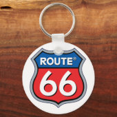 Route 66 Logo Sleutelhanger (Voorkant)