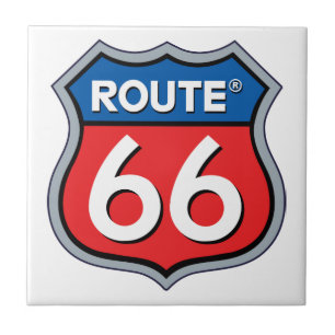 Route 66 Logo Tegeltje