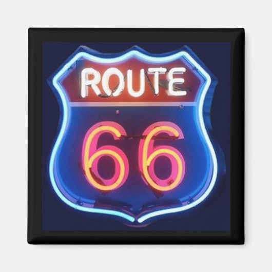 Route 66 magneet (Voorkant)