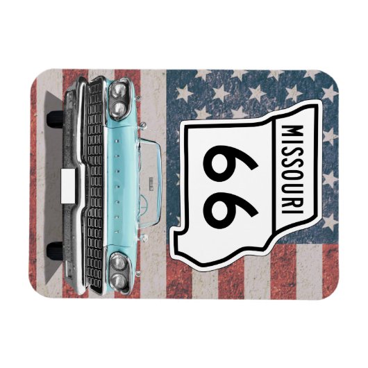 Route 66 Magnet (Horizontal)