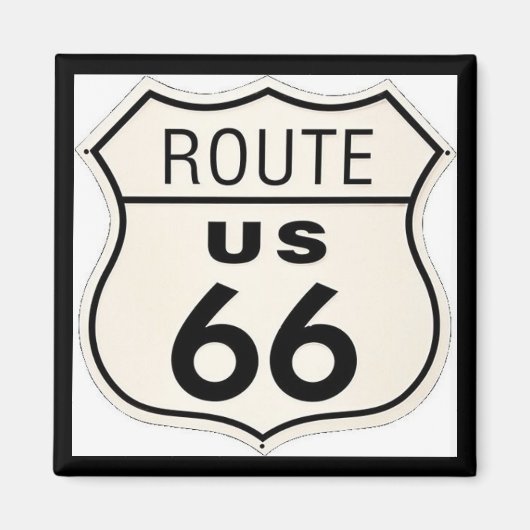 Route 66 Magnet Magneet (Voorkant)