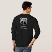 Route 66 - Mannen T-shirt (Achterkant volledig)