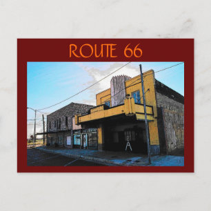 Route 66 (McLean) Briefkaart