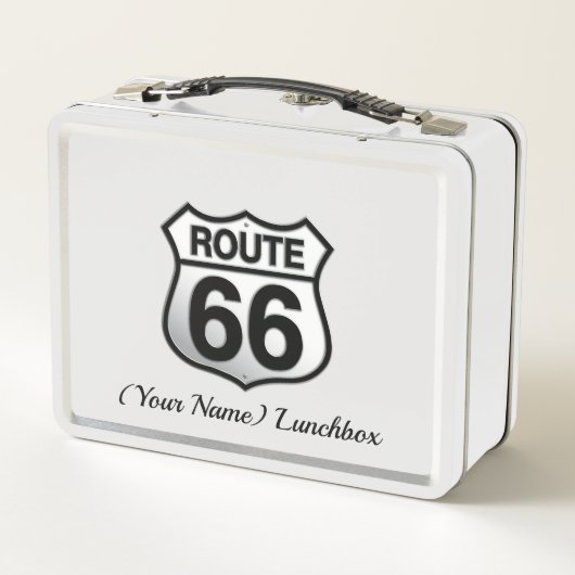 Route 66 Metal Lunch Box (Achterkant)