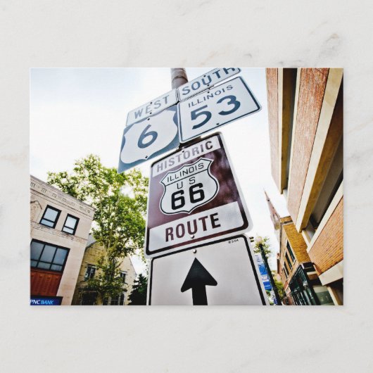 Route 66 Moeder Road Briefkaart (Voorkant)