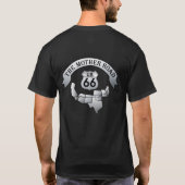 Route 66 Moeder Road Mannen T-shirt Black (Achterkant)