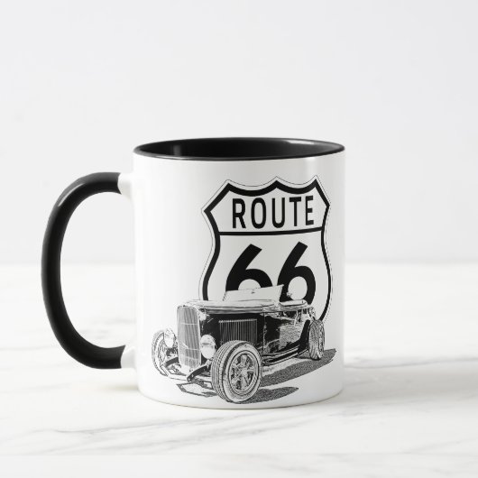Route 66 Mok van de Kofffee van het Ontwerp (Links)
