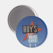 Route 66  Motel Sign Magneet (Voorkant / Achterkant)