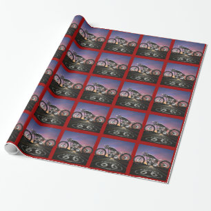 Route 66 Motorfiets - SRF Cadeaupapier