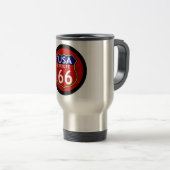 Route 66 Mug de voyage (Devant droit)