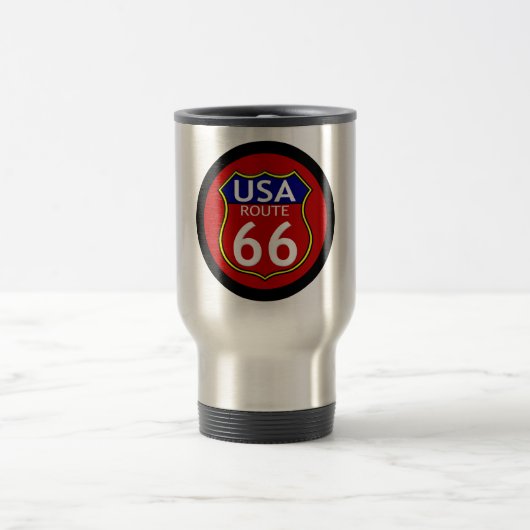 Route 66 Mug de voyage (Centre)