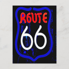 Route 66 Neon Sign van Berwyn Il. Briefkaart