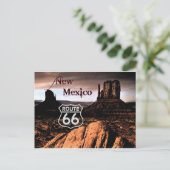 Route 66 New Mexico Briefkaart (Staand voorkant)