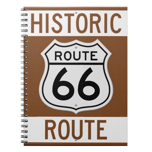 ROUTE 66 NOTEBOOK NOTITIEBOEK (Voorkant)
