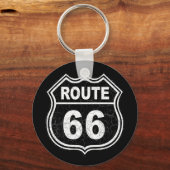 Route 66 Onderdruk Sleutelhanger (Voorkant)