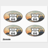 route 66 ovale sticker (Vel)
