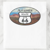 Route 66 ovale sticker (Tas)
