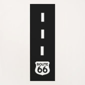 Route 66 panneau routier sur mesure yoga tapis des (Devant)