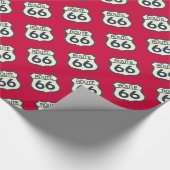 Route 66 Papier cadeau Vintage (Coin)