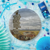 route 66 papieren bordje (Feest)