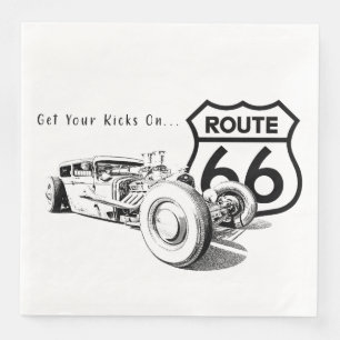 Route 66 Papieren servet