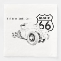 Route 66 Papieren servet