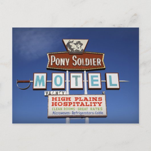 Route 66 Pony Soldier Motel Carte postale (Devant)